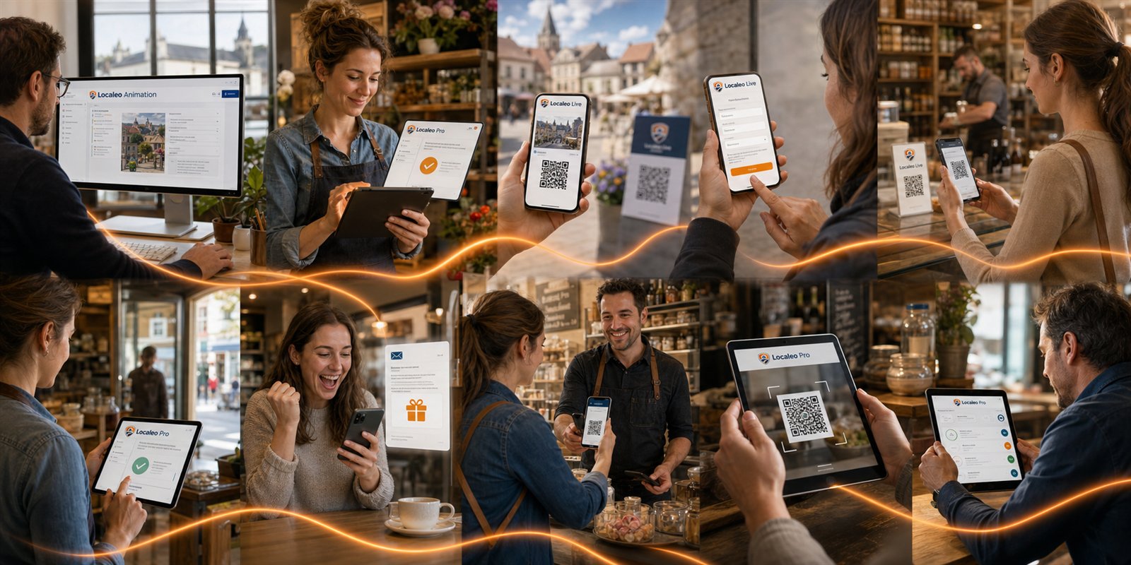 Les moments de vie Localeo, de la création d’une animation par la collectivité jusqu’au suivi de l’activité par les commerçants